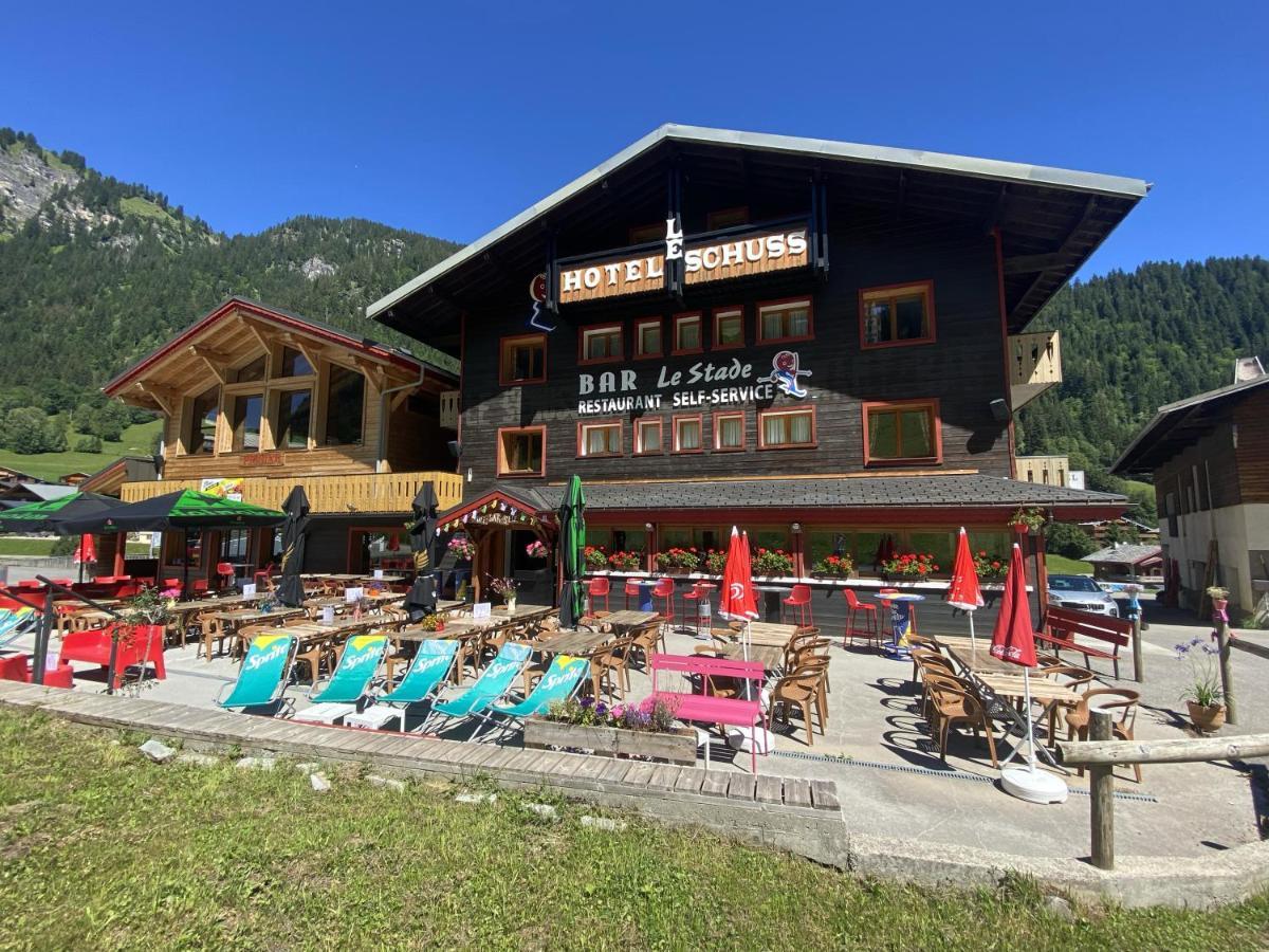 Le Schuss Hotel Châtel Exterior foto